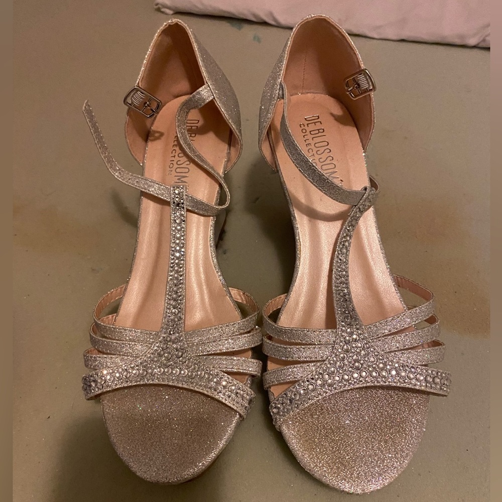 Glitter high heels